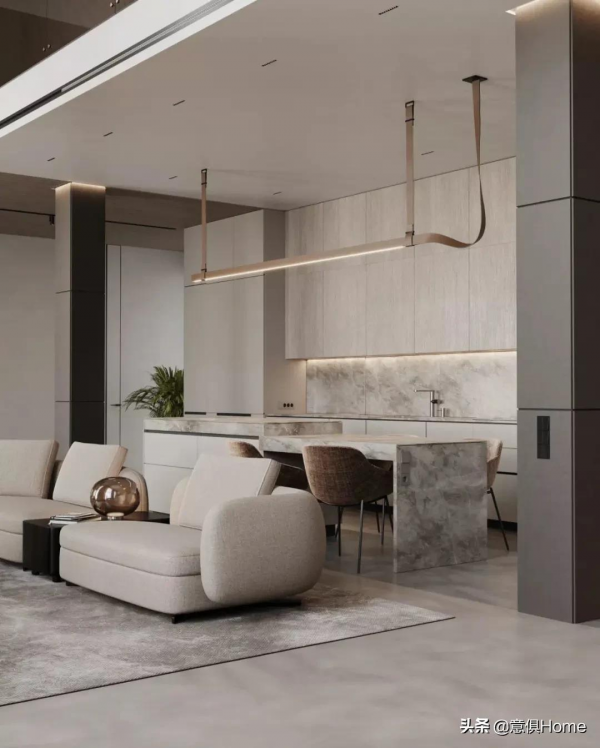 生活在Poliform式的家裡，自成一派