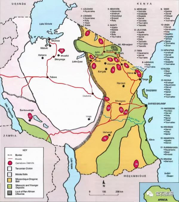 坦尚尼亞：坐擁200餘種寶石的“黑馬”產地