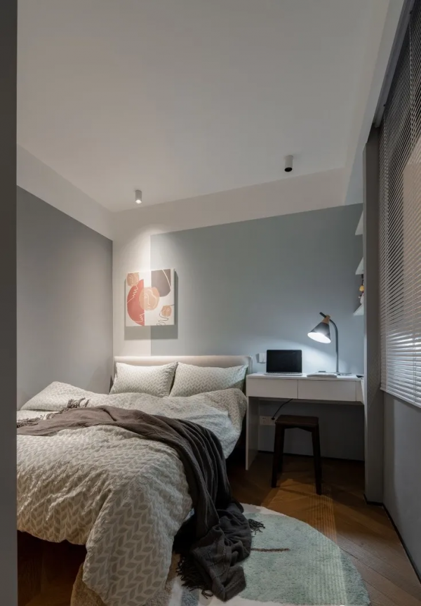 80㎡簡約新房,餐廳、書房、客臥三合一,高顏值拼色牆時髦有腔調 80㎡簡約新房,餐廳、書房、客臥三合一,高顏值拼色牆時髦有腔調