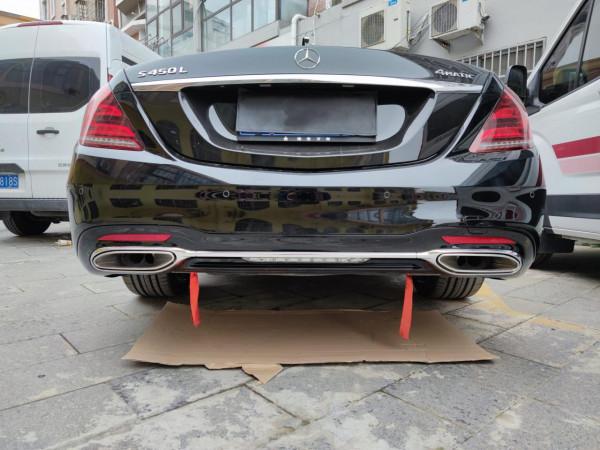 20款賓士S350改S450高配運動包圍，原廠副廠應該怎麼選？