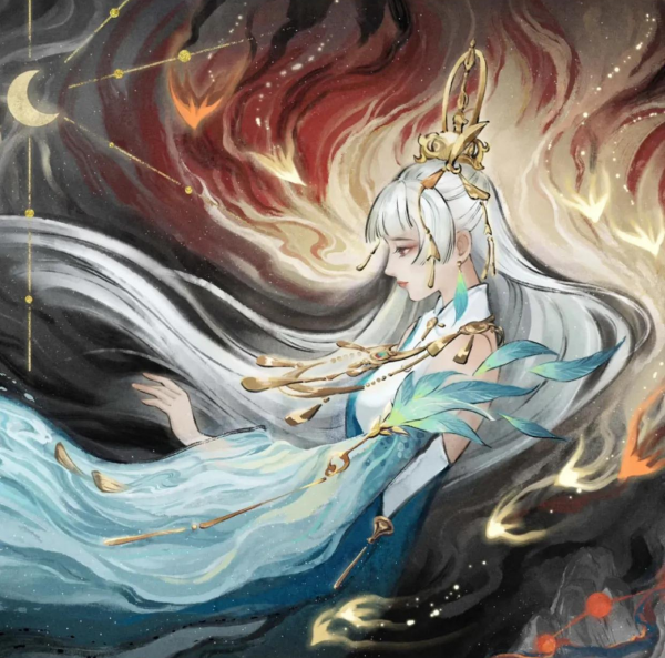 一組畫風唯美的古風人物插畫作品欣賞！人物美型畫技優秀頗有意境