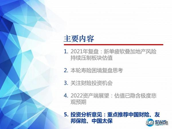 保險行業2022年投資策略：壽險磨底尚待時日，財險板塊拐點已至