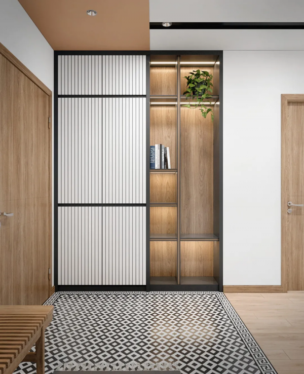 日式風的簡約+現代風的時髦，這個家將不同風格融合的十分自然