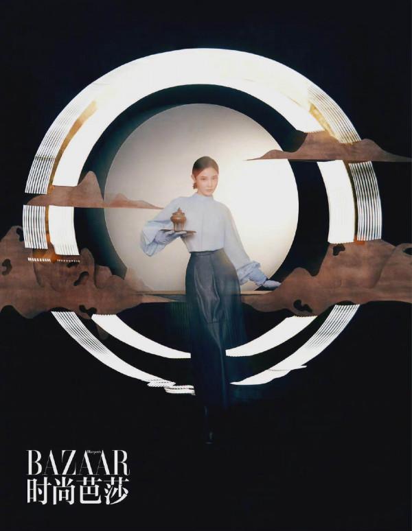 眾女星十一月刊公佈，唐嫣美人魚，熱巴藝術感，楊冪短髮翻車了？