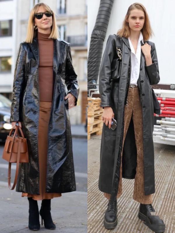 大衣不只有毛呢款，帥氣又防風的“皮大衣”，成時尚潮流，太颯了