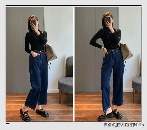 為什麼你穿不好闊腿牛仔褲?只因為上衣沒選對 為什麼你穿不好闊腿牛仔褲?只因為上衣沒選對