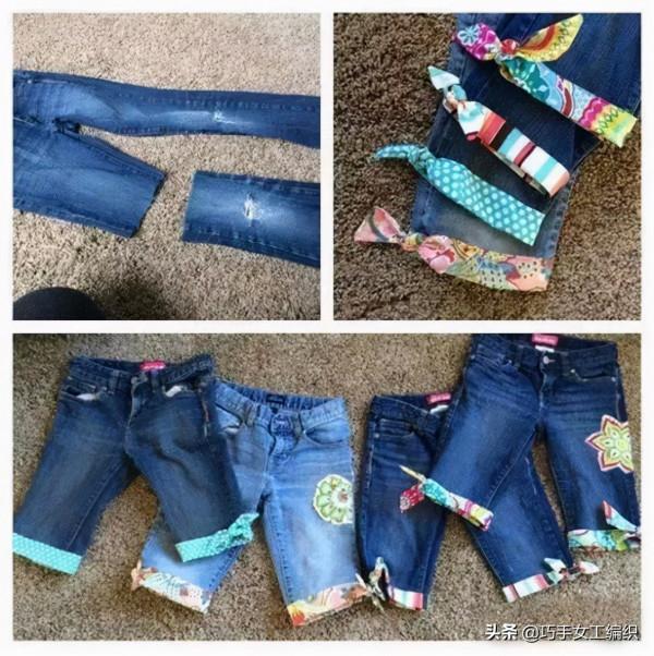 孩子的衣服不用買，幾條舊牛仔褲改造，穿都穿不完！（附教程）