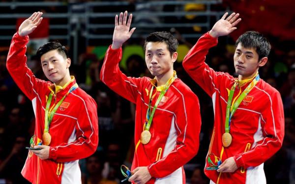 國乒考古（3），一圖一故事之里約三劍客