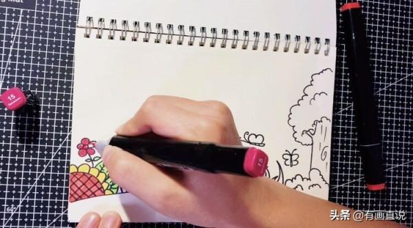 創意兒童畫:分享三款萬能背景畫法,卡通簡筆畫風格,收藏備用 創意兒童畫:分享三款萬能背景畫法,卡通簡筆畫風格,收藏備用