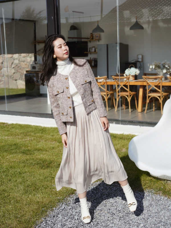 秋冬時裝靴這樣穿，率性又溫婉