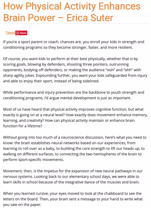 如何在體育運動中鍛鍊孩子的腦力? 如何在體育運動中鍛鍊孩子的腦力?