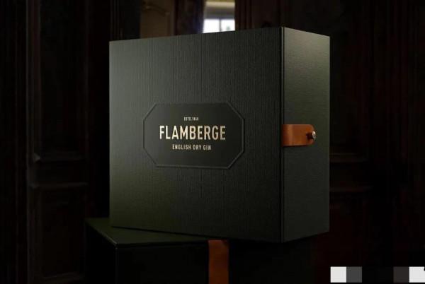 白俄羅斯FLAMBERGE杜松子酒禮盒套裝欣賞，你敢相信它是一盞燈