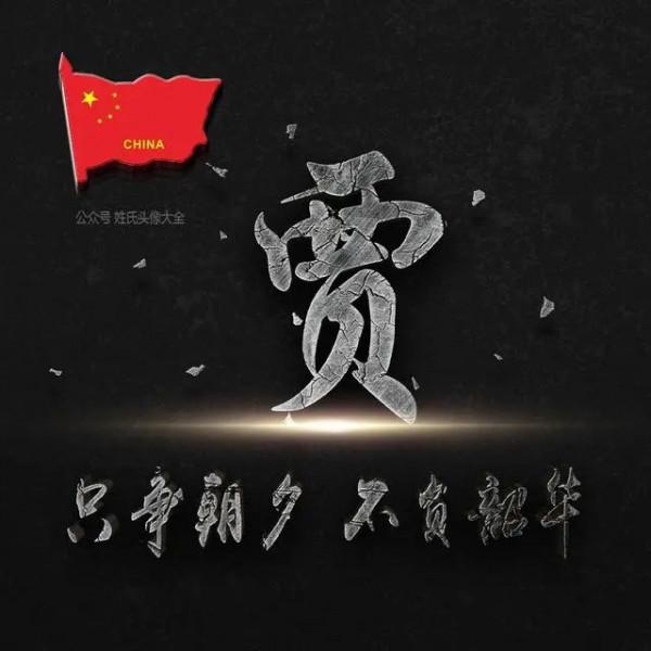 200張正能量姓氏頭像，張張精品，只爭朝夕 不負韶華