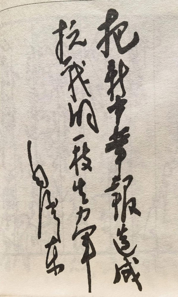 毛澤東主席的題詞書法欣賞 二