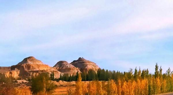 烏倫古湖邊撿到心儀的戈壁玉