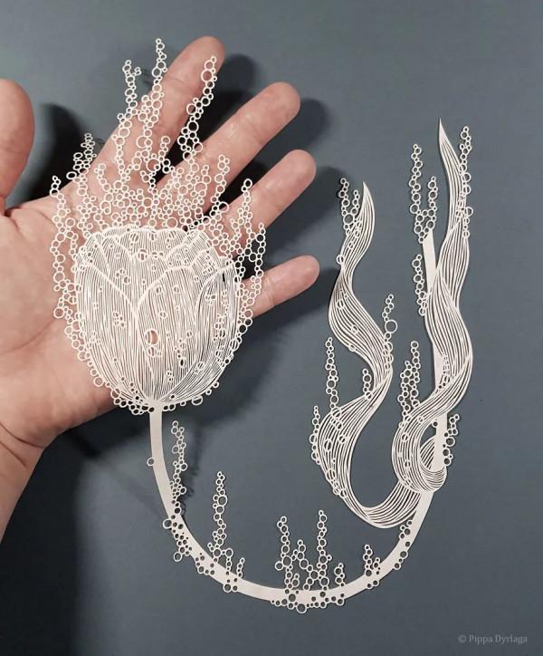 薄如蟬翼，精美絕倫，這樣的紙雕花卉比鮮花還受歡迎