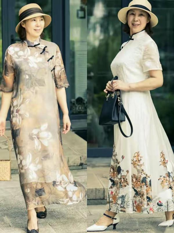 65歲奶奶真會穿，樣貌平平身材微胖，卻憑藉時髦減齡穿搭圈粉無數