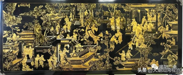 普寧鐵筆金漆畫 普寧鐵筆金漆畫