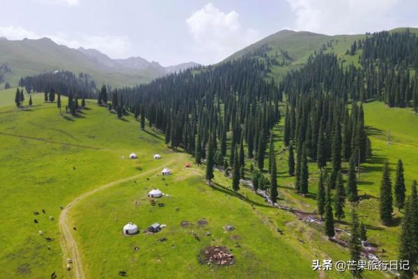 新疆伊犁天山下有個美麗的地方,雪山連綿野花盛開,風景遼闊壯觀 新疆伊犁天山下有個美麗的地方,雪山連綿野花盛開,風景遼闊壯觀