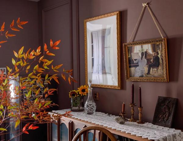 110㎡復古混搭三居，每個視角都美如畫，在家分分鐘被治癒