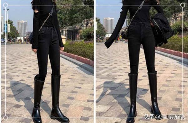 黑色長筒靴配什麼顏色褲子好看？第二種顏色只適合腿長的女生