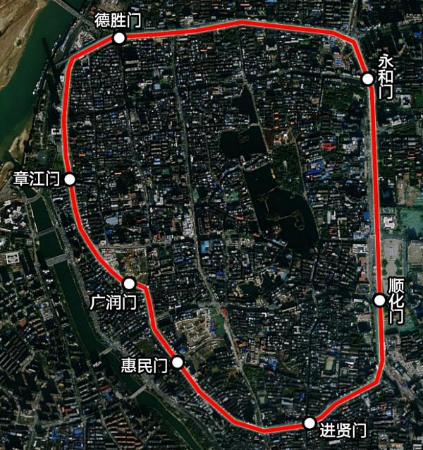 現時與清代省會以上城池圖鑑