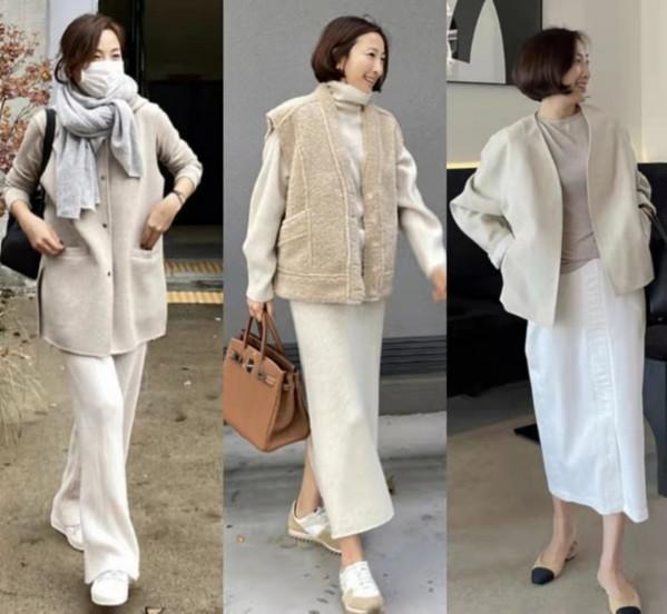 冬季搭配流行“穿淺少穿深”,50歲後試試“奶油白”,高雅又氣質 冬季搭配流行“穿淺少穿深”,50歲後試試“奶油白”,高雅又氣質