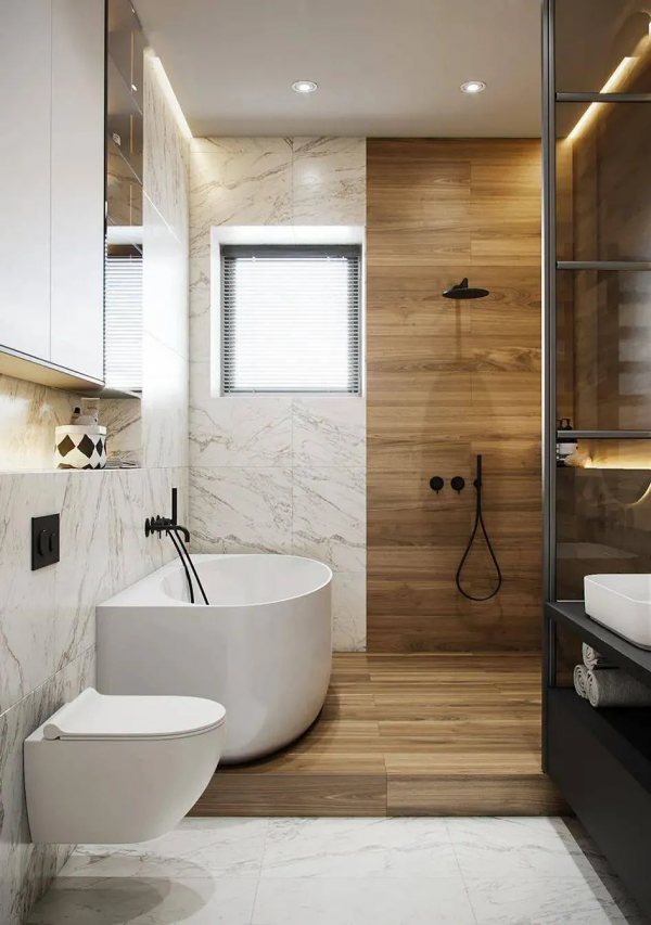 大理石衛生間，果然與眾不同