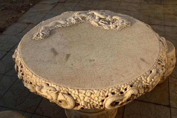 石桌 茶桌 漢白玉