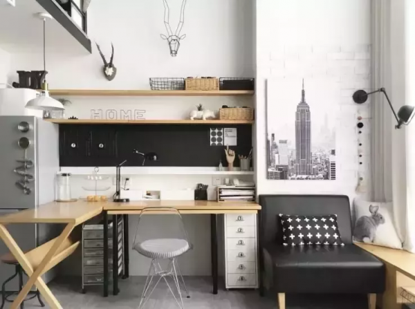 千萬不要小看這30㎡的家,書房衣帽間俱全,衛浴還能四分離 千萬不要小看這30㎡的家,書房衣帽間俱全,衛浴還能四分離