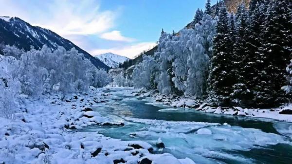 阿勒泰的冰雪風情