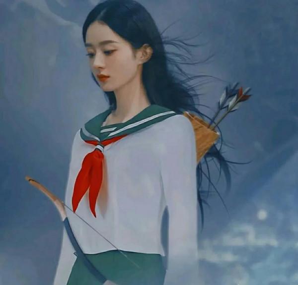 趙麗穎，你眼中有星辰大海，我的眼中有你，你的笑你的美讓我著迷