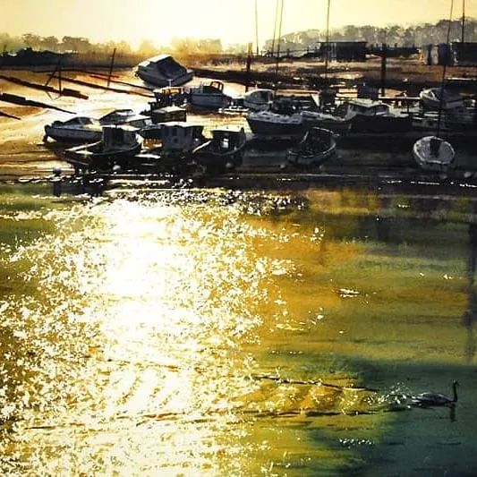 厲害的約·道登水彩風景畫欣賞