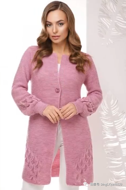 「針織作品」60款時尚流行的中長款開衫（尋找靈感）