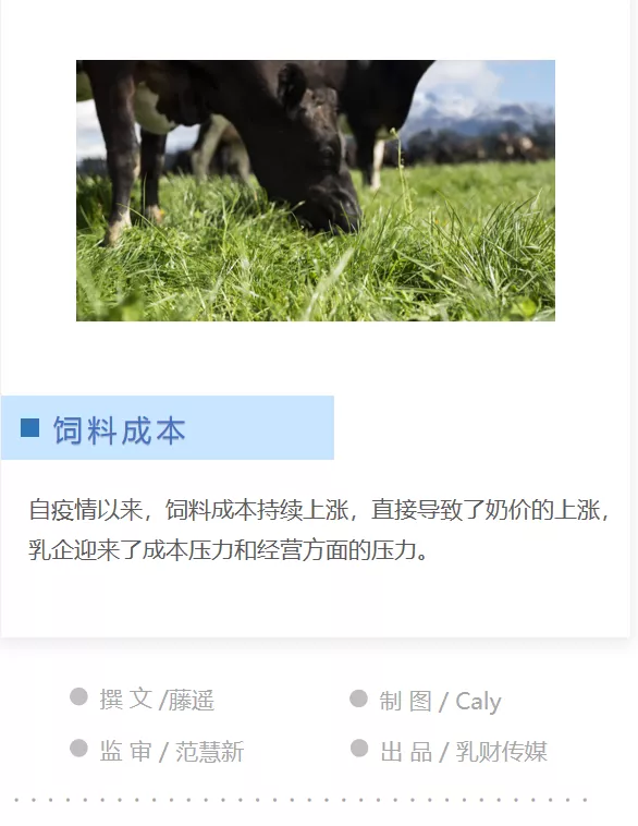 飼料成本深度影響奶業