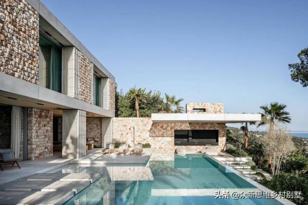石頭記-用石頭壘成的現代自建別墅