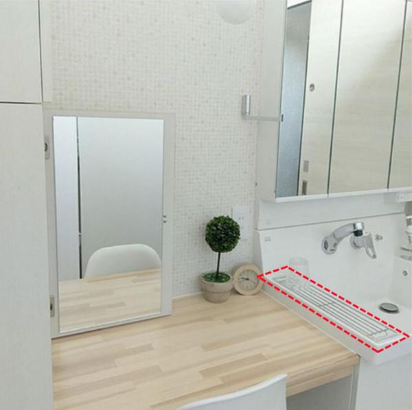 我怎麼沒想過：廚房水槽能裝瀝水架，洗漱臺為什麼不也裝一個？