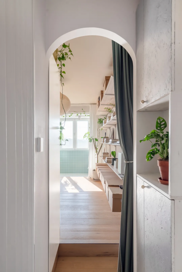 北京40㎡小戶型，90年代老破小+全屋承重牆，僅花8萬便完成大變身