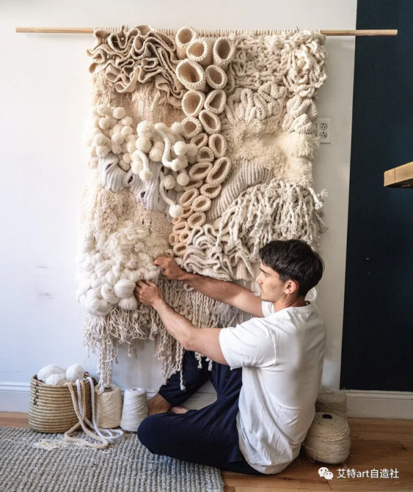 喜歡織毛線的男藝術家埃裡克·斯佩爾 喜歡織毛線的男藝術家埃裡克·斯佩爾