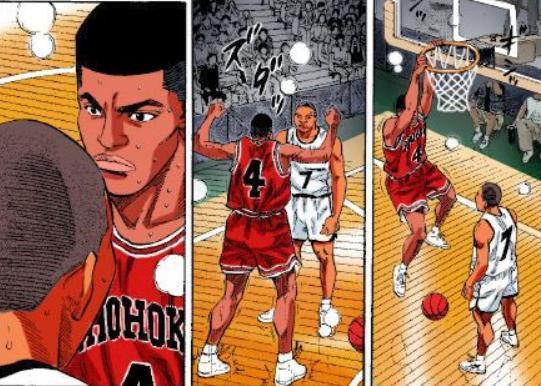 灌籃高手僅兩次交手，赤木就被大河田所擊敗，他感受到了恐慌