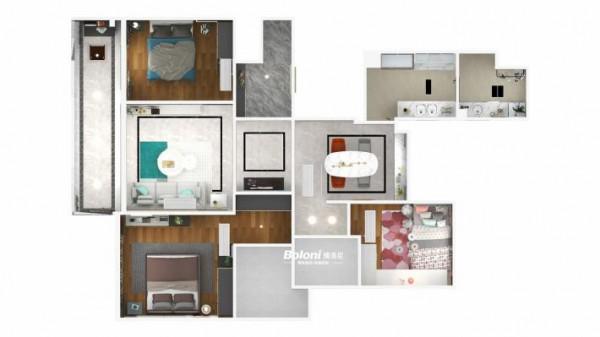 140㎡整出大平層的感覺，極致的視覺體驗