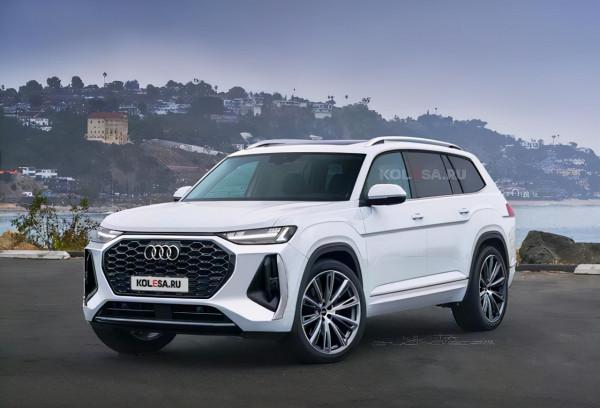 奧迪Q9渲染圖曝光，預計將於2022年釋出