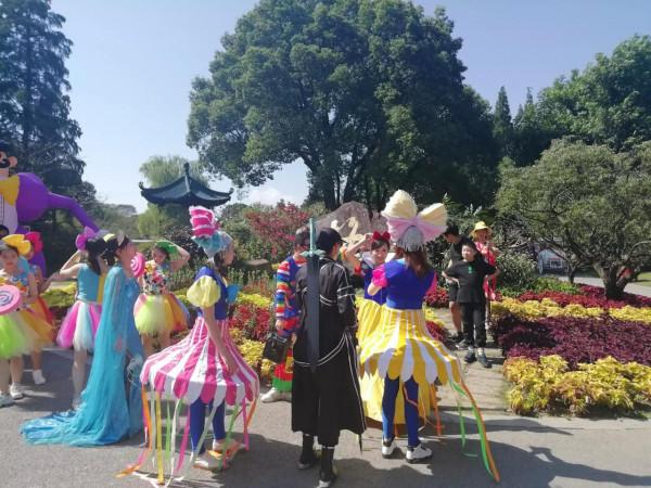 中秋佳節，百合花已盛開