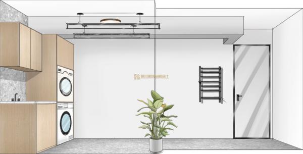 深圳卓越維港，234㎡現代簡約風格裝修案例