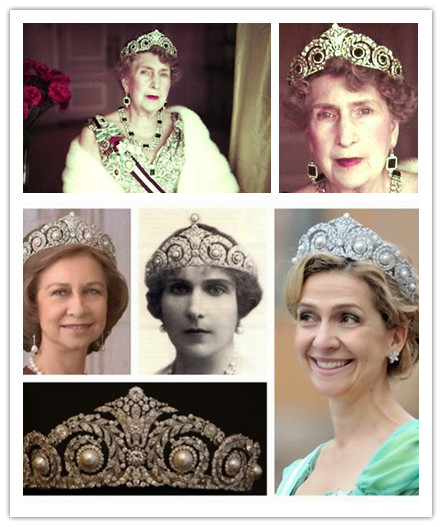 西班牙王室的8頂冠冕，萊昂諾爾和索菲亞戴上會如何呢，太漂亮了