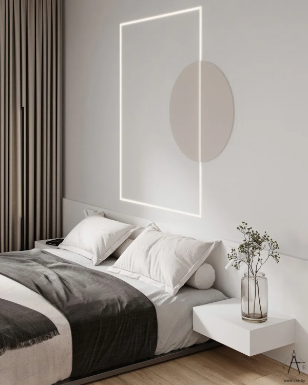 灰白色+原木，不失氣質的靜雅