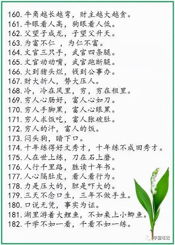 中華諺語庫裡邊的500條精髓諺語，堪稱中華國粹之一，細細品味