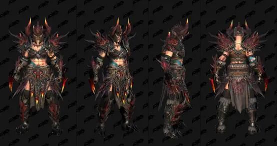 暗黑破壞神：不朽封測野蠻人盔甲套裝