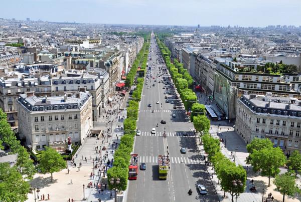 香榭麗舍大街：世界三大繁華中心大街之一