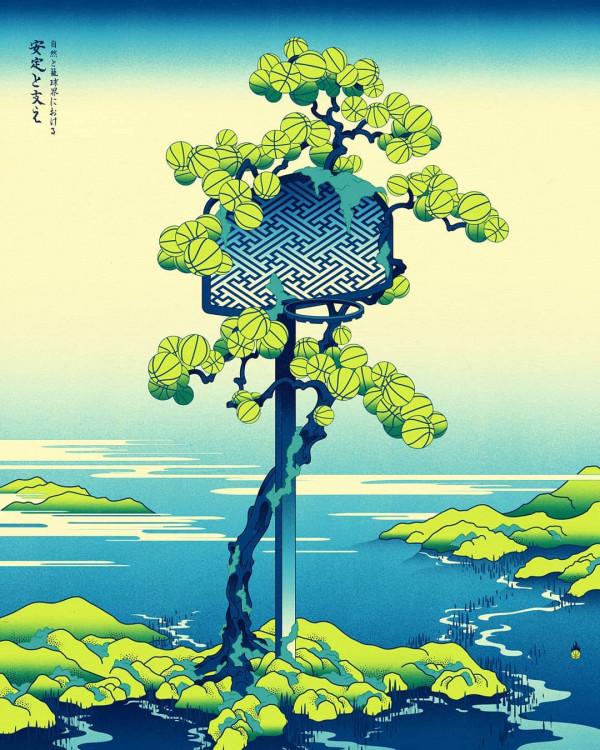 插畫丨強烈的色彩與動感衝擊力，復古又迷人，情節表現極為豐富